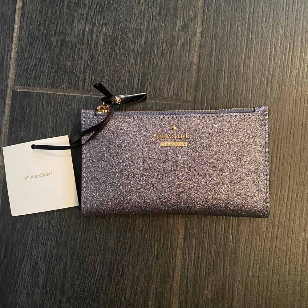 Kate spade glitter wallet